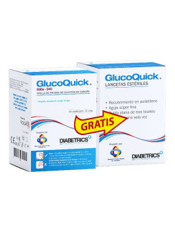 TIRAS REAC.GLUCOQUICK 50 GTS LANCETAS 50