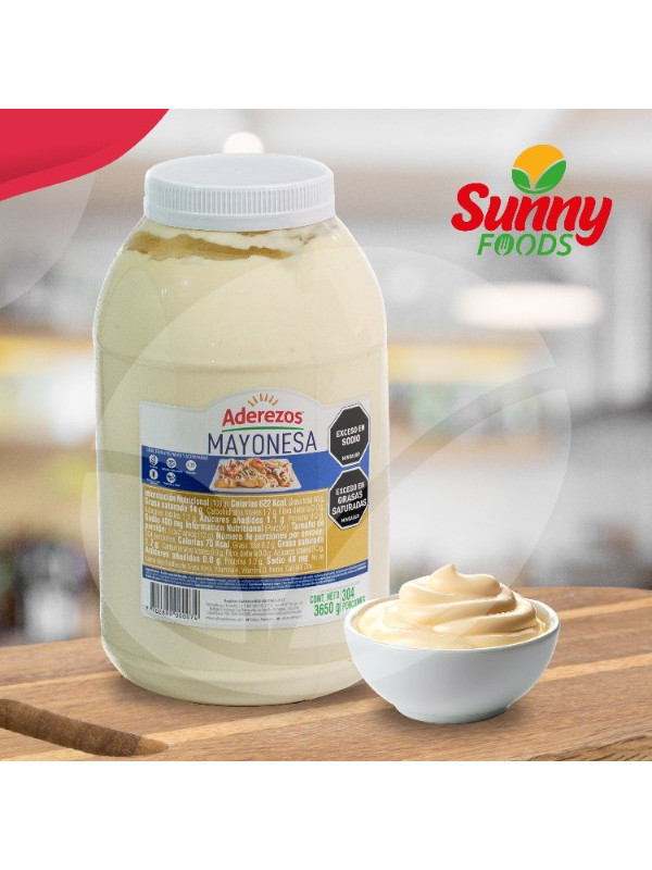 MAYONESA ADEREZOS 3650 G PET