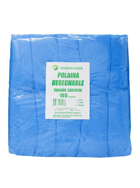 POLAINA DESECHABLE 100 UND(50P)INVERFARM          