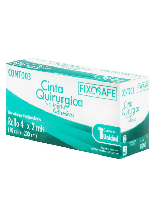 FIXOSAFE CINTA QUIRURGICA ALFA 10CM 2MTS TRS