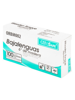 BAJALENGUAS ALFA SAFE 100 UDS TRS