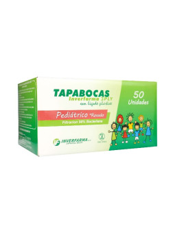 TAPABOCA INVER FARMA PED. ROSADO 50 UDS