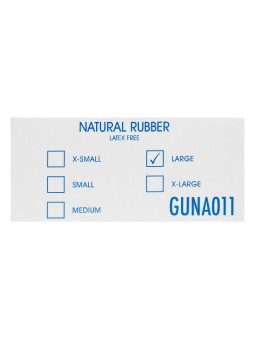 GUANTE NITRILO ALFA LIV.AZUL T.L 100 UND TRS