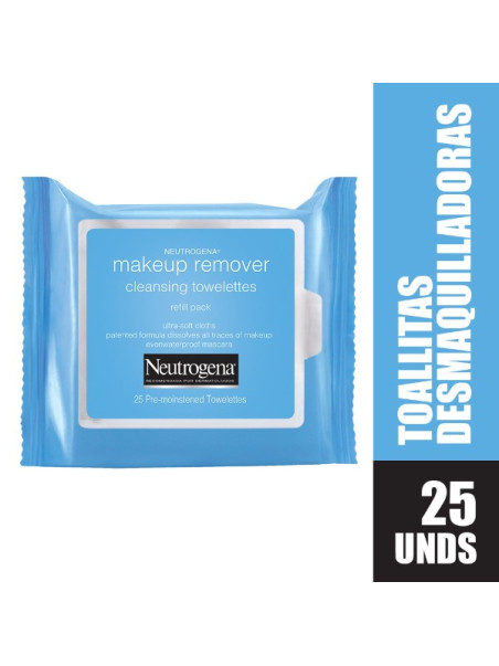 NEUTROGENA TOALLITAS DESMAQUI.25 UDS JJ TRS