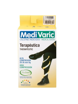 CALCETIN MEDIVA HOM.M NEGRO ALTA COM.NTI