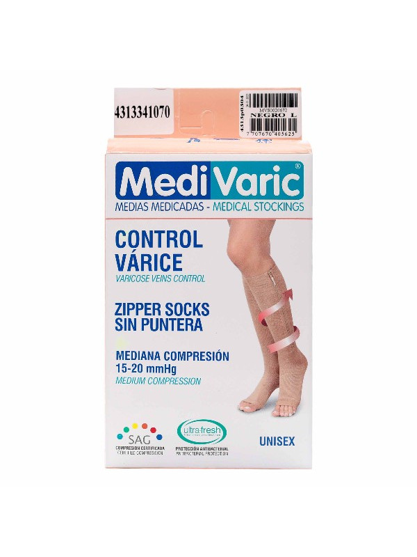 MEDIA MEDIVARIC CREMAL L NEG 1/2 COM NTI          