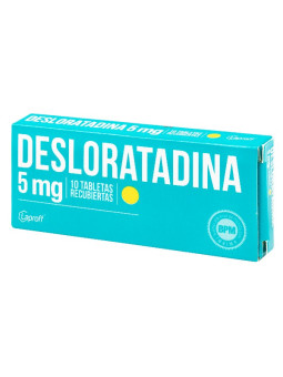DESLORATADINA 5 MG 10 TABLETAS LP TRS