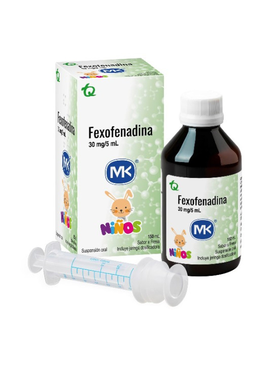 FEXOFENADINA 30 MG 150 ML MK