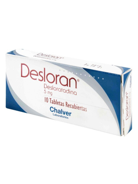 DESLORAN 5 MG 10 TABLETAS                         