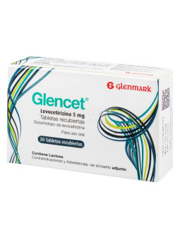 GLENCET 5 MG 30 TABLETAS(PDB)                     