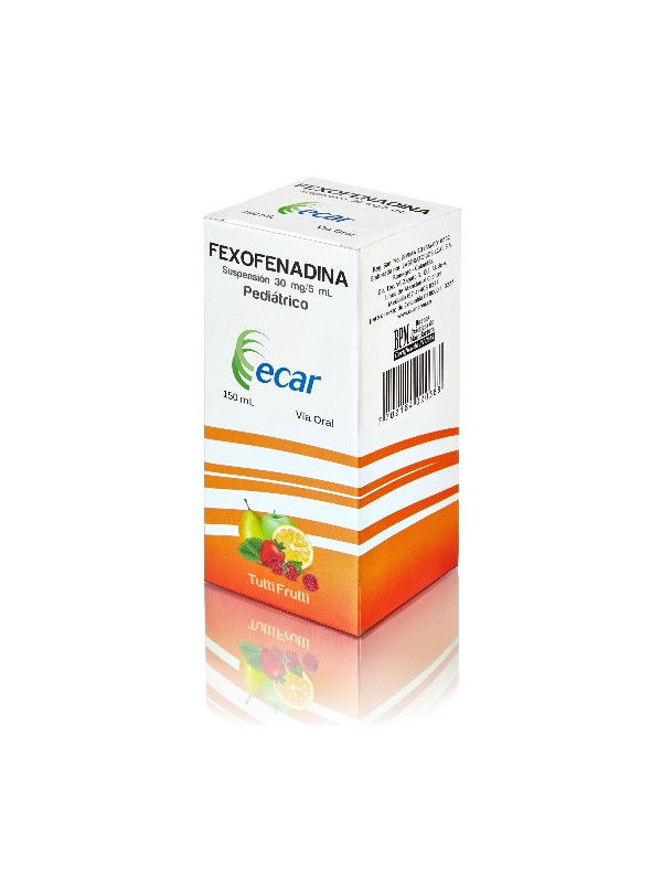 FEXOFENADINA JARABE 30 MG 150 ML ECAR TRS