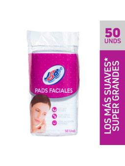 DISCOS FACIALES PADS JGB ALGODON 50 UND TRS