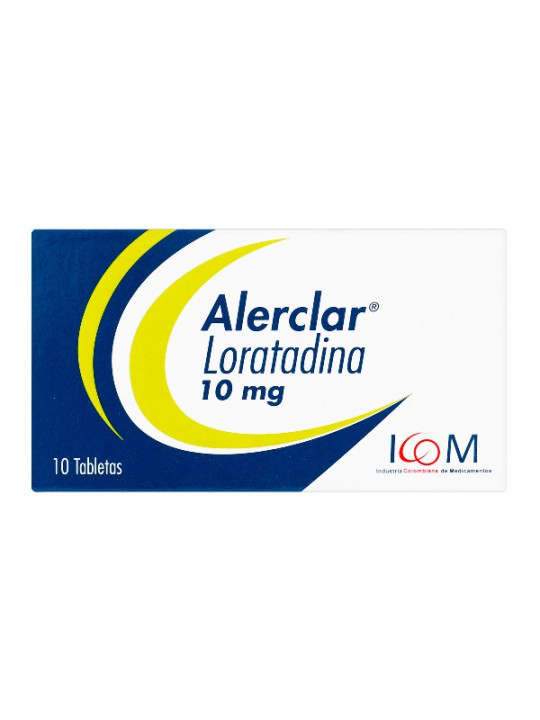 ALERCLAR 10 MG 10 TABLETAS ICOM (PD) (T) TRS