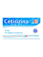 CETIRIZINA 10 MG 10 TABLETAS AG TRS