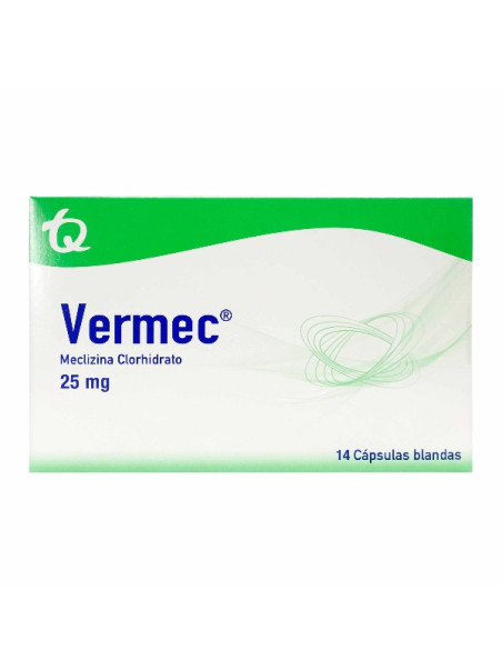 VERMEC 25 MG 14 CAPS MK                           