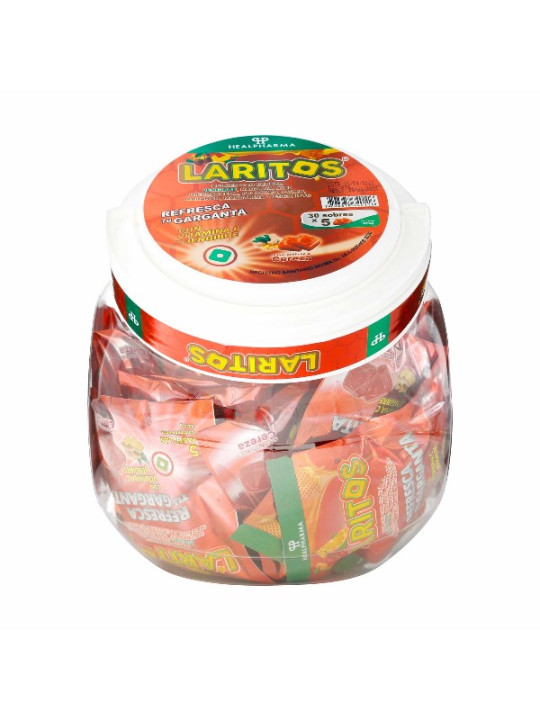 LARITOS CEREZA 30 SOBRES 5 PASTILLAS              