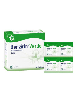 BENZIRIN VERDE EUCALIPTO 12 TABLETAS