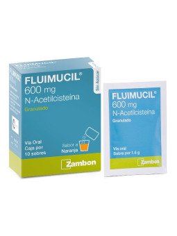 FLUIMUCIL 600 MG 10 SBS