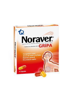 NORAVER GRIPA 8 CAPSULAS