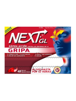 NEXT GEL GRIPA 48 CAPSULAS BLANDAS TRS