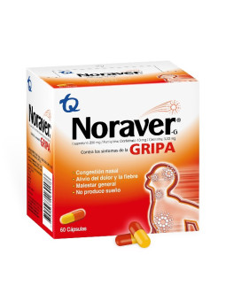 NORAVER G CONTRA LA GRIPA 60 CAPSULAS
