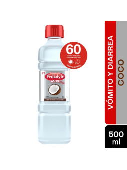 PEDIALYTE MAX CON ZINC 60 COCO 500 ML TRS