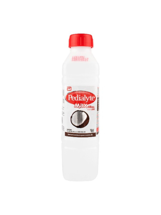 PEDIALYTE MAX CON ZINC 60 COCO 500 ML TRS