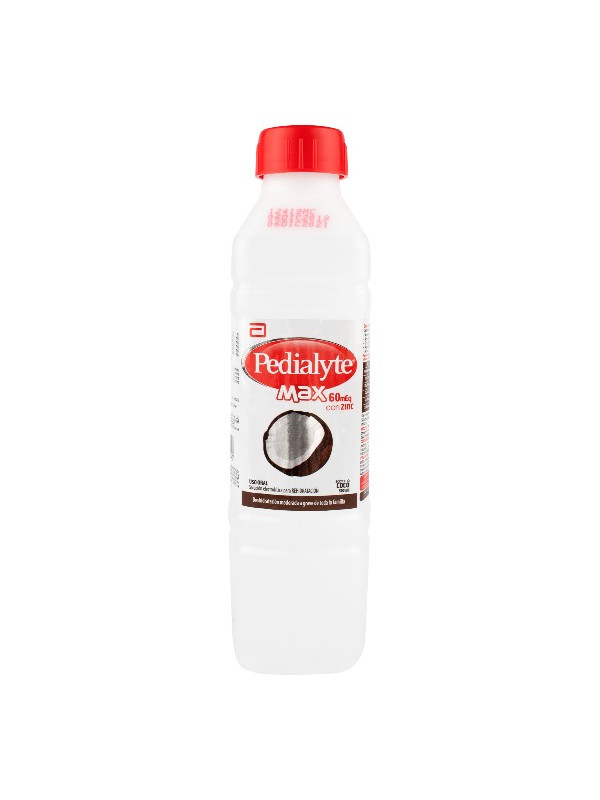 PEDIALYTE MAX CON ZINC 60 COCO 500 ML TRS
