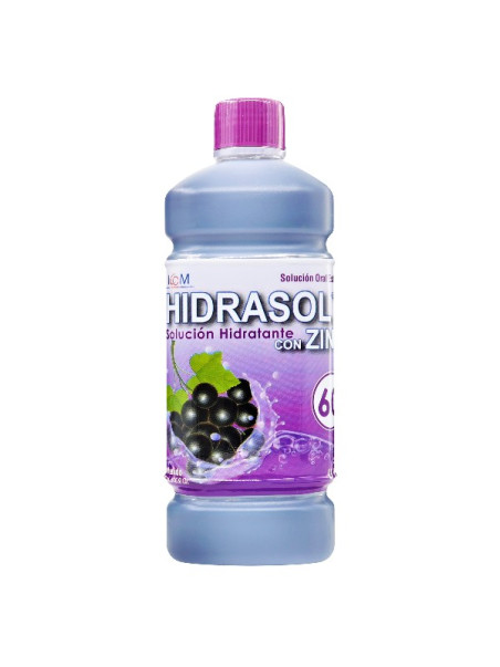 HIDRASOL 60 ZINC UVA 500 ML SU.ORAL ICOM TRS