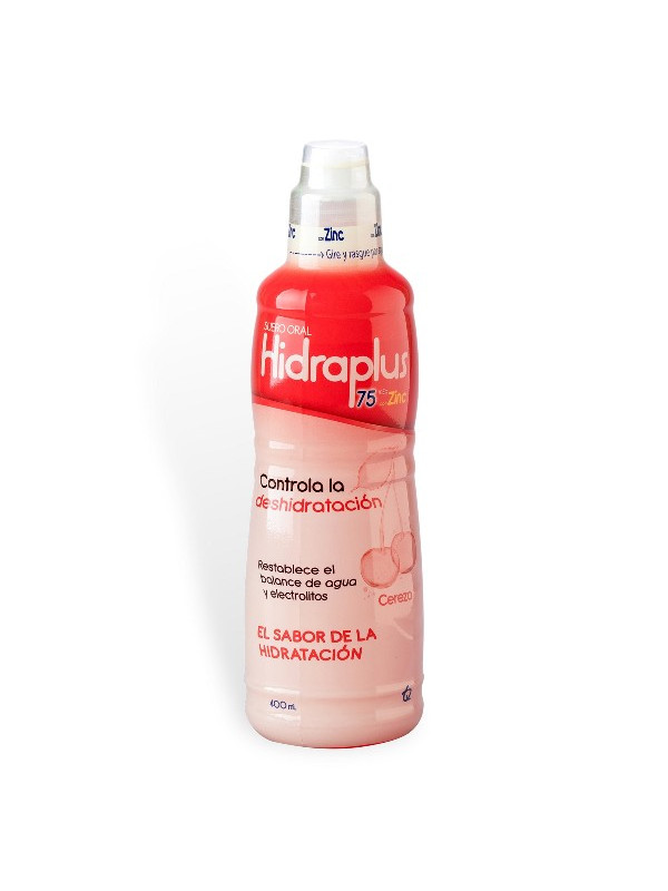 HIDRAPLUS 75 ZINC CEREZA 400 ML SUERO O
