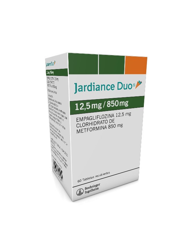 JARDIANCE DUO 12.5/850MG 60 TABLETAS