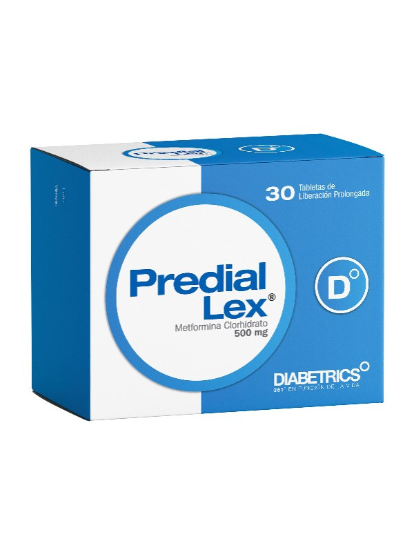 PREDIAL LEX 500 MG 30 TBS