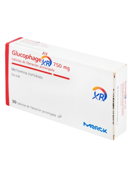 GLUCOPHAGE XR 750 MG 30 TBS (DA)(A) TRS