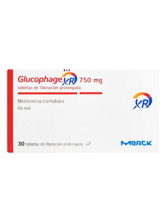 GLUCOPHAGE XR 750 MG 30 TBS (DA)(A) TRS