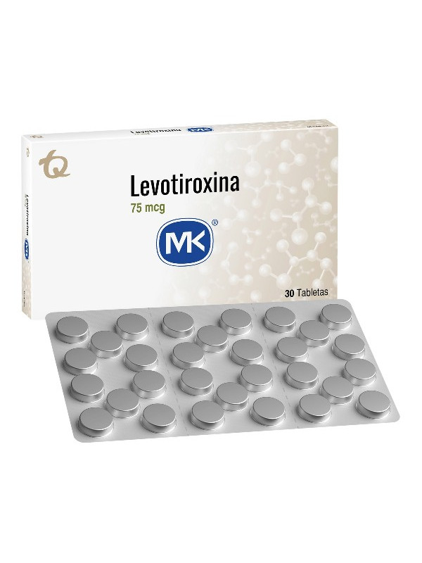 LEVOTIROXINA 75 MCG 30 TBS MK