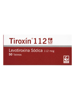 TIROXIN 112 MCG 50 TABLETAS(PB) TRS