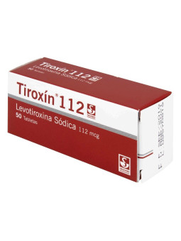TIROXIN 112 MCG 50 TABLETAS(PB) TRS