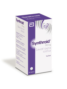 SYNTHROID 50 MCG FRASCO 90 TABLETAS TRS