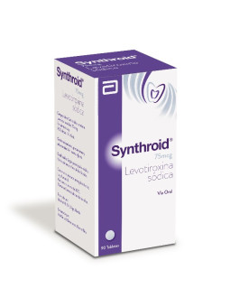 SYNTHROID 75 MCG FRASCO 90 TABLETAS TRS