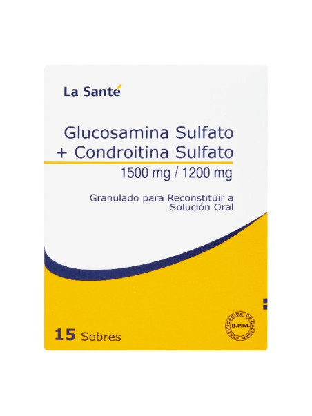 GLUCOSAMINA SULFATO CONDROHIT.15 SBS LS TRS