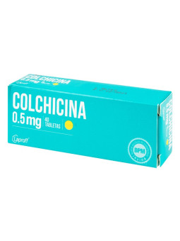 COLCHICINA 0.5 MG 40 TABLETAS LP TRS