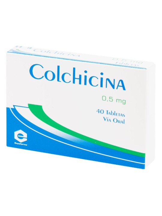 COLCHICINA 0.5 MG 40 TABLETAS EX TRS
