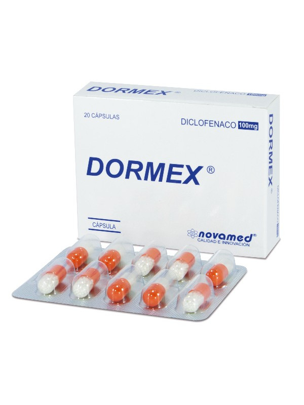 DORMEX 100 MG 20 CAP