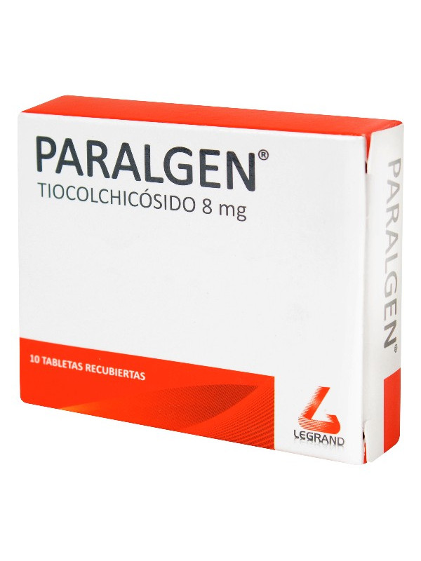 PARALGEN 10 TABLETAS TRS