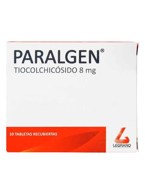 PARALGEN 10 TABLETAS TRS