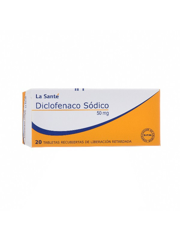DICLOFENACO 50 MG 20 TABLETAS LS TRS