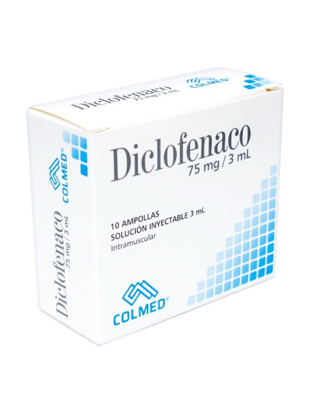 DICLOFENACO SODICO 75 MG/3 ML 10 AMP PC TRS