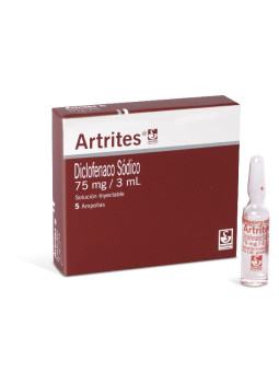 ARTRITES 75 MG 3 ML 5 AMPOLLAS TRS
