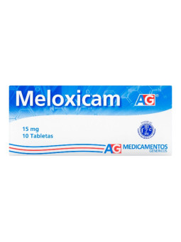 MELOXICAM 15 MG 10 TABLETAS AG TRS
