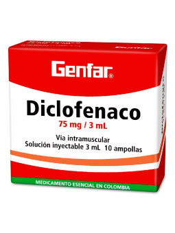 DICLOFENACO 75 MG 10  AMPOLLAS W GF TRS
